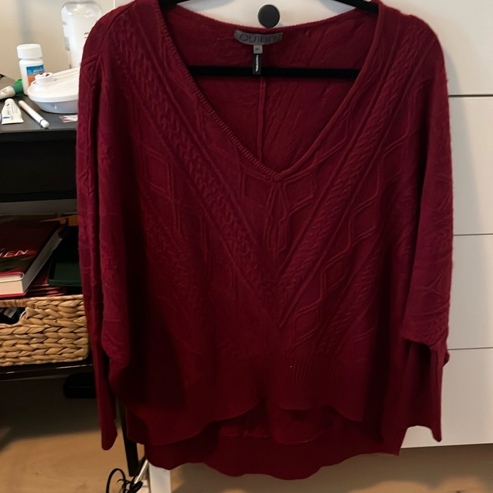 Cashmere Maroon Sweater